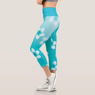 Leggings Capri Élégant Moderne tendance Floral