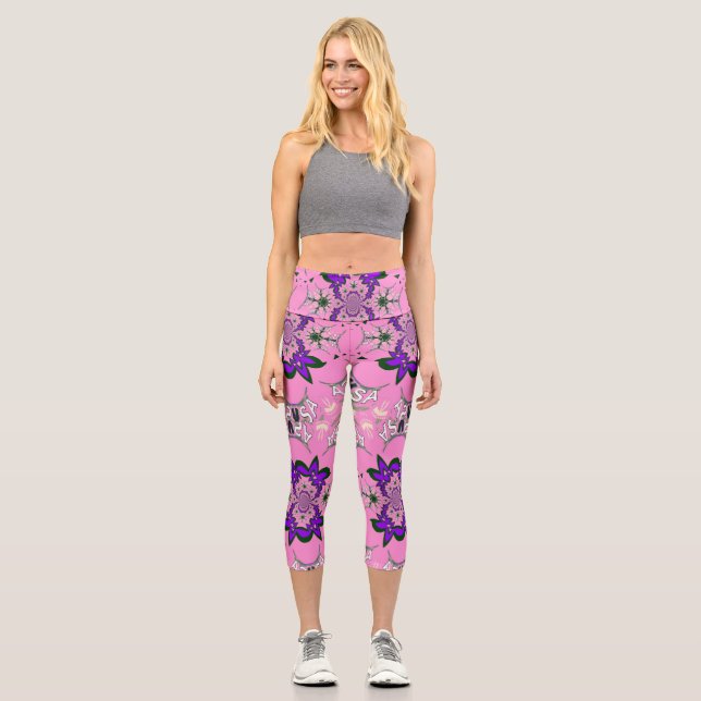 Leggings Capri Été Accueil Week-end Dîner Feminine (Recto)