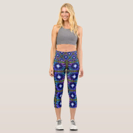 Leggings Capri Étoile bleue