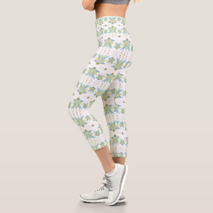 Leggings Capri Étoiles de fée Capris haut taille
