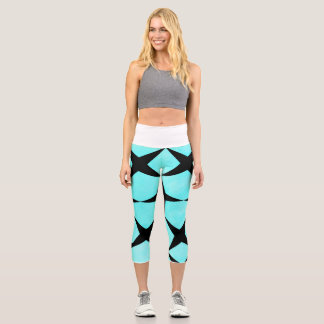 Leggings Capri Étoiles Géométriques