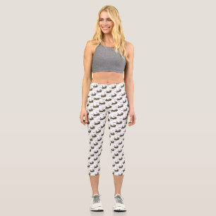 Leggings Capri Exemple d'hélicoptère militaire Chinook