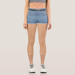 Leggings Capri Faux raccourcis