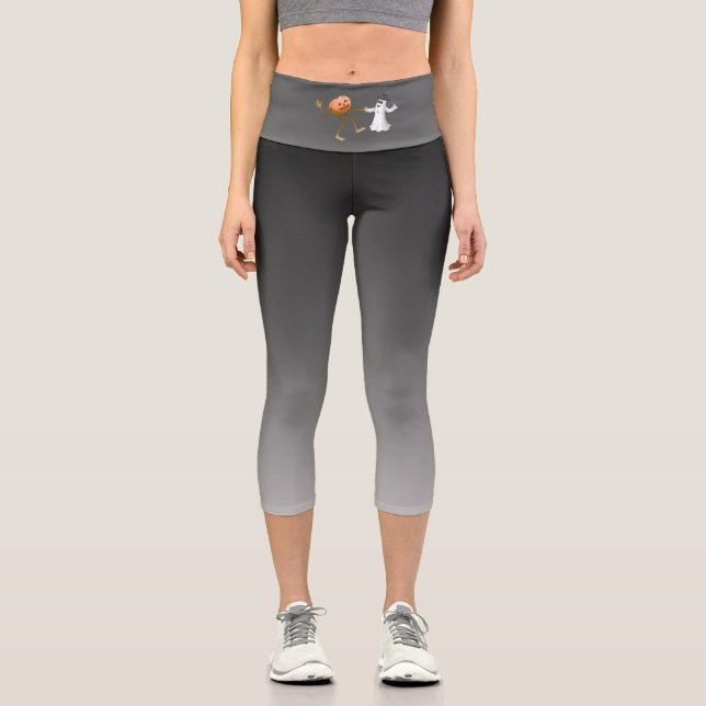 Leggings Capri Fête du costume d'Halloween (Recto)