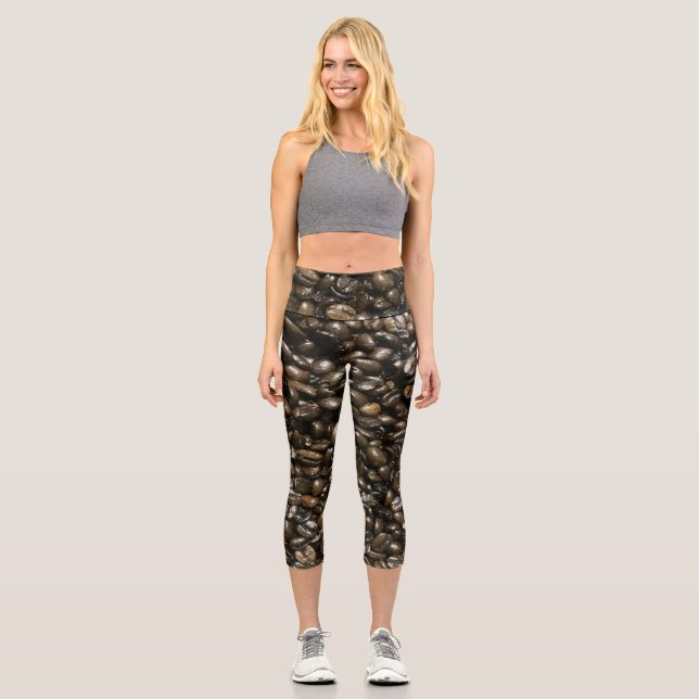Leggings Capri Fèves de café (Recto)