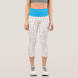Leggings Capri Flèches arc-en-ciel