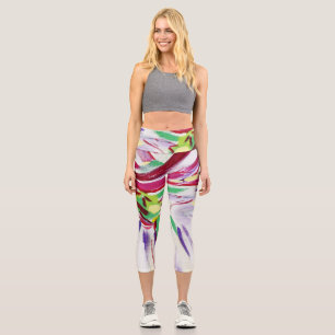 Leggings Capri Fleur montante