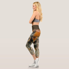 Leggings Capri Fleurs d'art