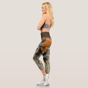 Leggings Capri Fleurs d'art
