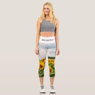 Leggings Capri Fleurs de soleil