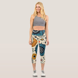 Leggings Capri Floral