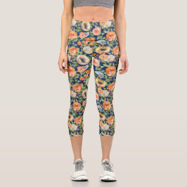 Leggings Capri Flowers