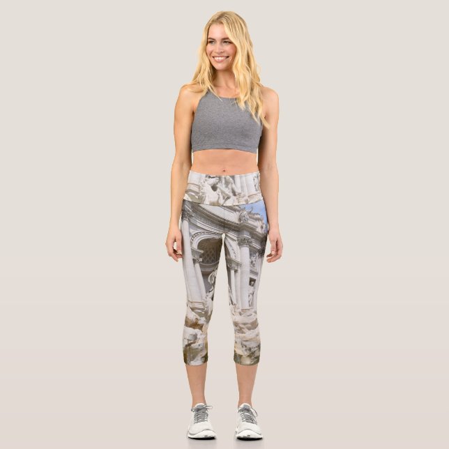Leggings Capri Fontaine de Trevi à Rome #4 #travel #wall #art (Recto)