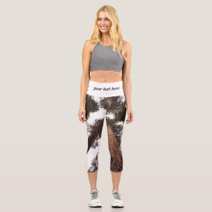 Leggings Capri forêt, arbre