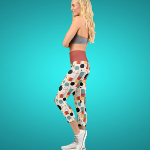 Leggings Capri Formes géométriques modernes