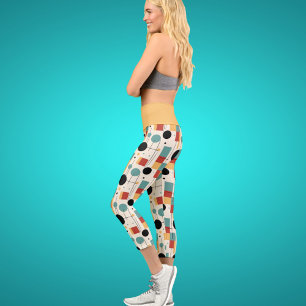 Leggings Capri Formes géométriques modernes