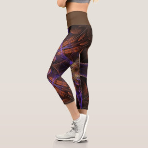 Leggings Capri Fractal   Zazzle_Growshop