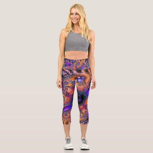 Leggings Capri Fractures galactiques