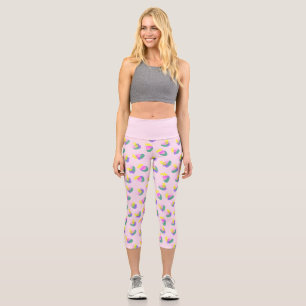Leggings Capri Fraise rose