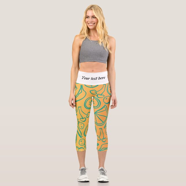 Leggings Capri Fruits (Recto)