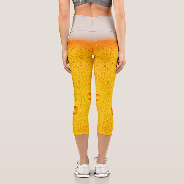 Leggings Capri Fun Beer Brasserie boire happy hour Party (Verso)