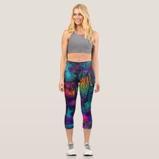 Leggings Capri Futuriste