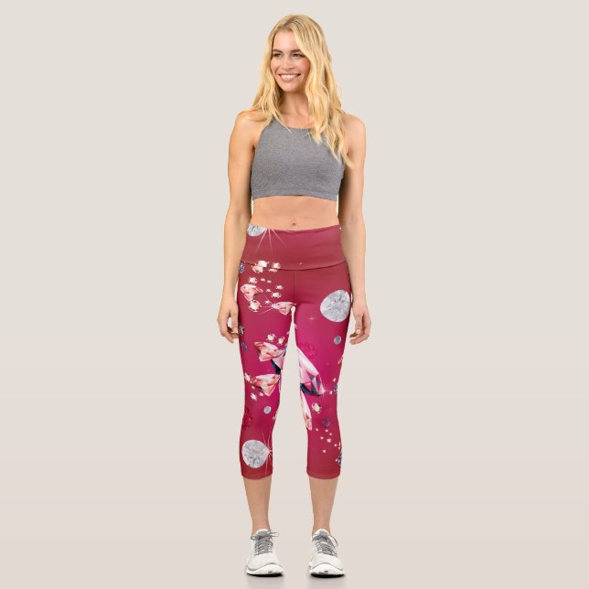 Leggings Capri Galaxie de diamant 6 (Recto)