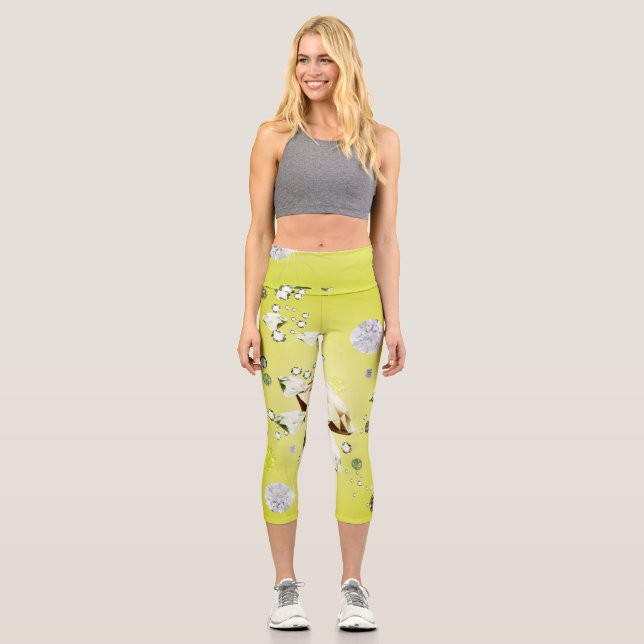 Leggings Capri Galaxie de diamant 8 (Recto)