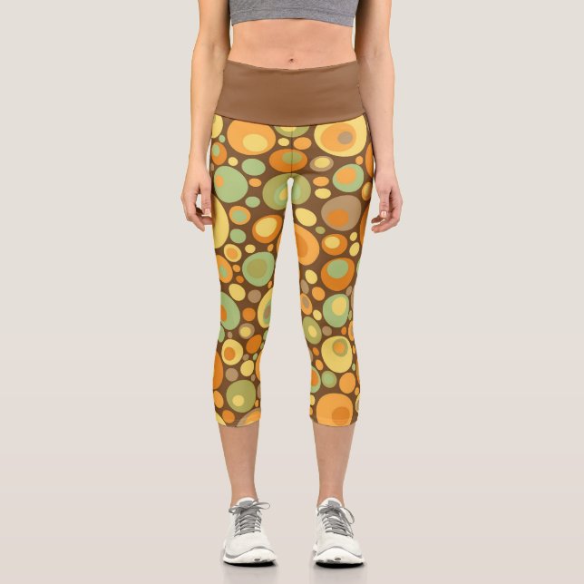 Leggings Capri Galets Dorés (Recto)