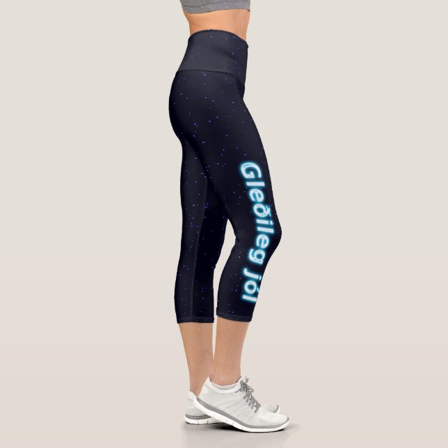 Leggings Capri Gleðileg jól Sur Les Étoiles (Droite)