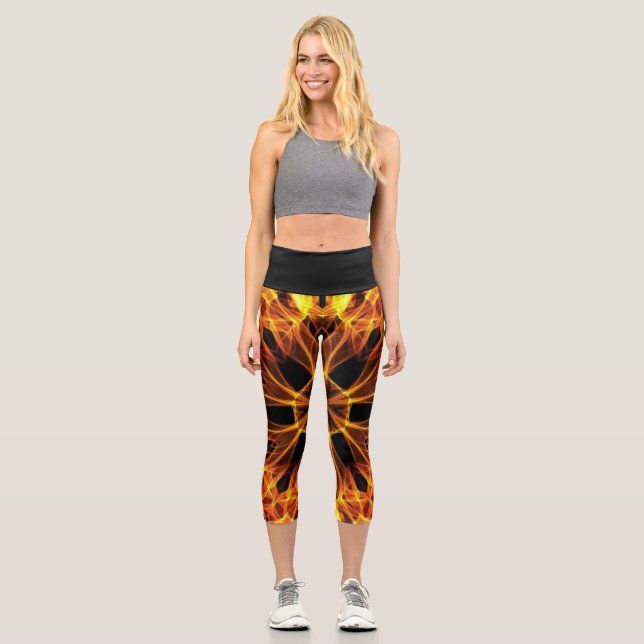 Leggings Capri Golden Web B ~ Hors Du Crucible ~ (Recto)