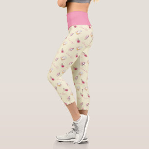 Leggings Capri Gossip Girl Lipstick & Motif de parfum