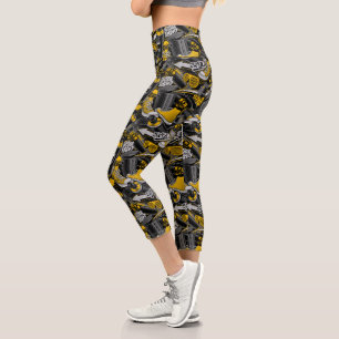 Leggings Capri Graffiti urbain Motif de rue