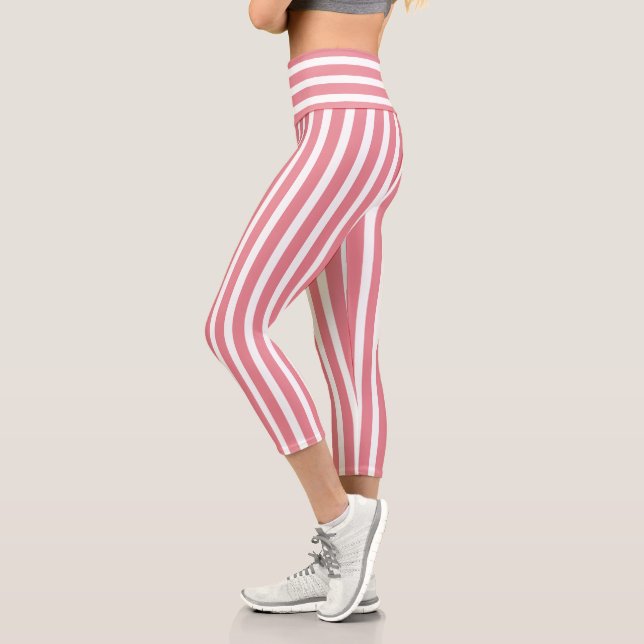 Leggings Capri Gratté rose (Gauche)