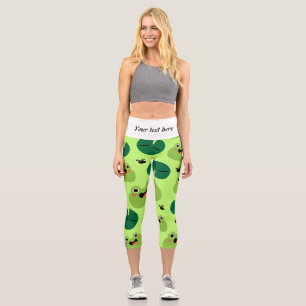 Leggings Capri Grenouille drôle