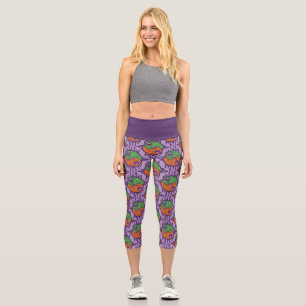 Leggings Capri Grenouille séchée Trippy Yin Yang