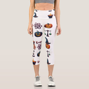 Leggings Capri Halloween professeur de physique éffrayante - sorc