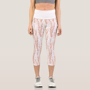 Leggings Capri Herbes et fleurs des steppes