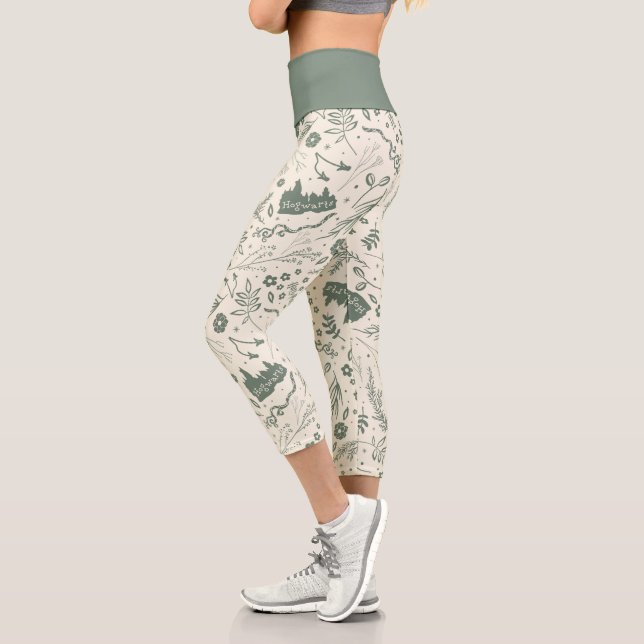Leggings Capri HOGWARTS™ Herbologie Motif magique (Gauche)