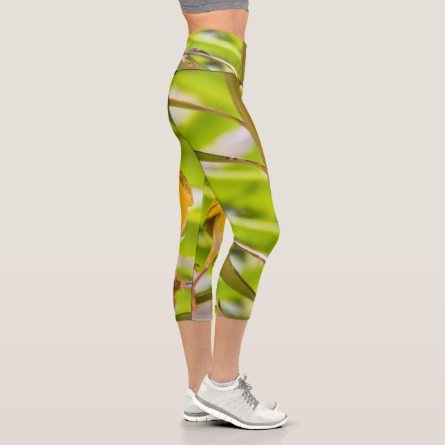 Leggings Capri Il est temps de construire le nid (Droite)
