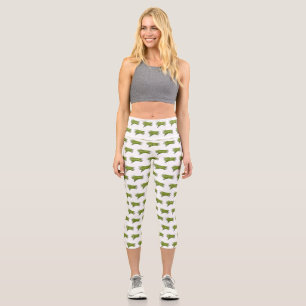 Leggings Capri Illustration de haricots verts