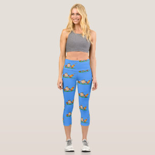 Leggings Capri Illustration de pique-nique fourmis drôle