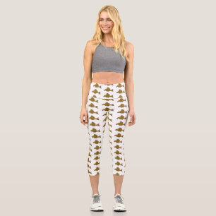 Leggings Capri Illustration de poisson Pleco