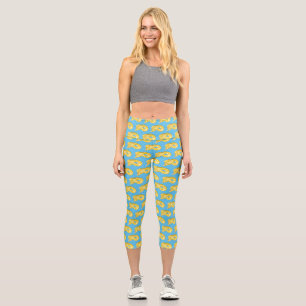 Leggings Capri Illustration du serpent python birman
