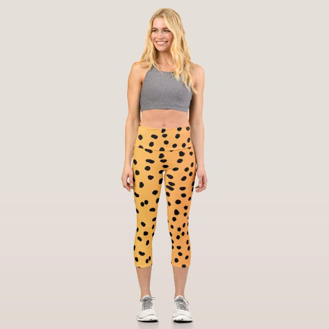 Leggings Capri Impression Cheetah moderne (Recto)