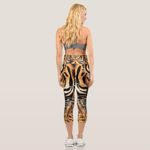 Leggings Capri Impression de tigre