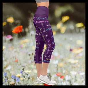 Leggings Capri Inspiration Motivationnelle CHOISIR LA COULEUR Cap