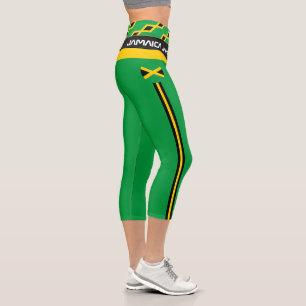 Leggings Capri Jamaïque & Jamaïque Drapeau mode, Fitness, Sport