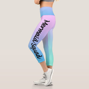 Leggings Capri Jambes de l'équipe de sirène Capri