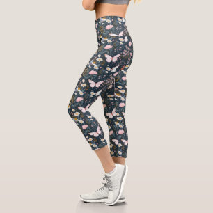 Leggings Capri Jardin des papillons